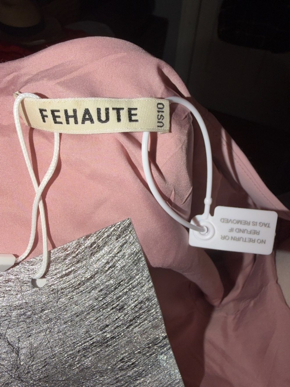 NWT Ruched Wrap Midi Dress in Blush Pink - Picture 11 of 12